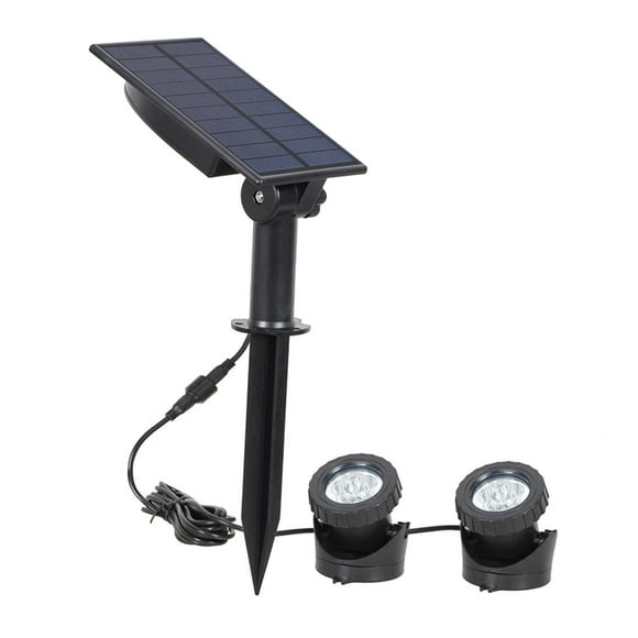 Luces solares para estanques IP68, focos para fuentes de piscina y acuarios. 2 Lámparas