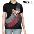 thumbnail image 1 of Transportín tipo bandolera para perros, de malla transpirable, ideal para viajar con tu mascota y con las manos libres., 1 of 5