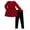 RED/BLACK, variant on Wonder Nation Girls Long Sleeve Play Dress and Leggings Set, 2-Piece, Sizes 4-18 & Plus