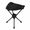 Rotating three-legged chair-black, variant on Portable Folding Stool Lightweight Aluminum Alloy Collapsible Camping Stool, Quick Open Travel Seat with Non-Slip Feet, Outdoor Fishing Hiking Picnic Foldable Chair with Carry Bag