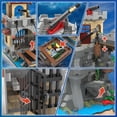 thumbnail image 4 of Set de construcción INSOON Pirate Castle con luz, 1502 piezas, más de 10 años, 4 of 9