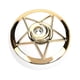 thumbnail image 1 of Portable Contact Lens Box with Mirror Pentagram Shape Lenses Container Case Gold, 1 of 4