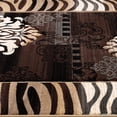 thumbnail image 5 of Allstar Orange Hand Carved Indian Print Design Area Rug (7' 9" x 10' 5"), 5 of 5