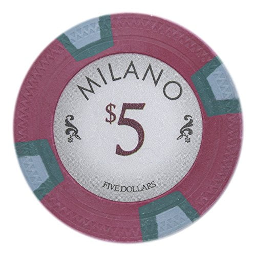 50-pack $25 Real Casino Clay Claysmith Gaming Milano 10g Poker Chips 