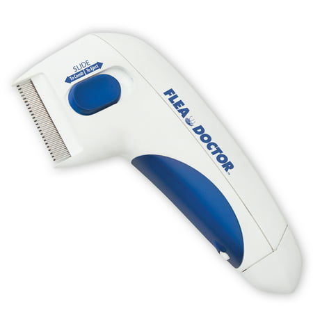 Original As Seen On TV Flea Doctor Electronic Flea Comb by BulbHead - Perfect for Dogs & Cats, Kills & Stuns