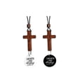 thumbnail image 7 of Hotpom Car Rearview Mirror Cross Pendant, Durable Wood Decor Unisex Car Interior Accessories for Men & Women, Easter Holiday Decorations, 7 of 7