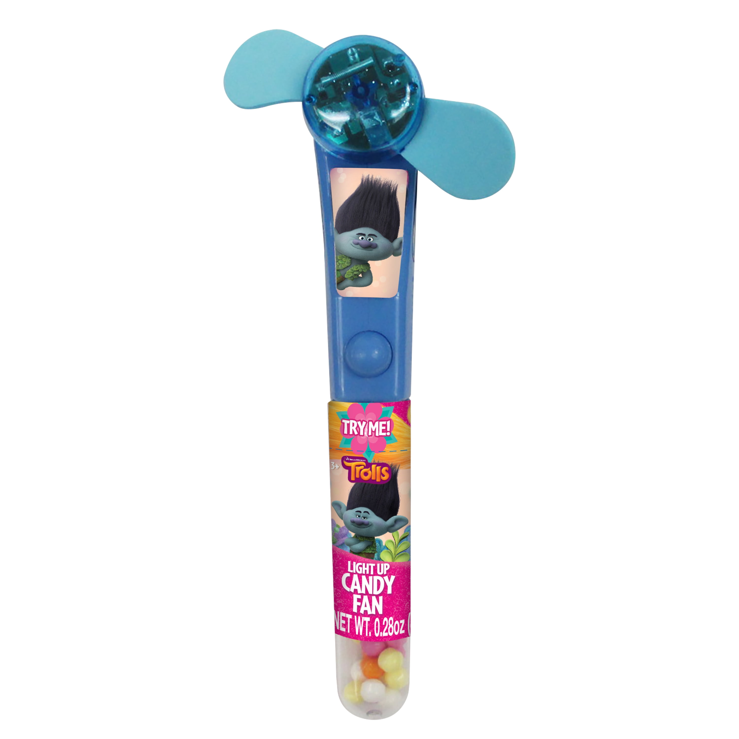 Disney Licensed Trolls Light Up Candy Fan
