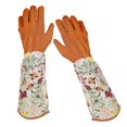 thumbnail image 2 of Guantes de jardín de cuero a prueba de espinas, guante de trabajo para mujeres, 2 of 5