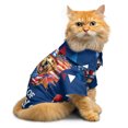 thumbnail image 4 of Patriotic Golden Retriever Celebrates 4th of July Hawaiian Summer Shirt for Small Medium Large Dog Cat Goldens Dog Lover Gifts Idea - 02009, 4 of 6