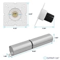 thumbnail image 3 of LUXRITE 1" Trimless LED Recessed Spotlight, 10W, 850LM, 5CCT, 60 Beam Angle, Dimmable, CRI 90, IC Rated, ETL White, 3 of 7