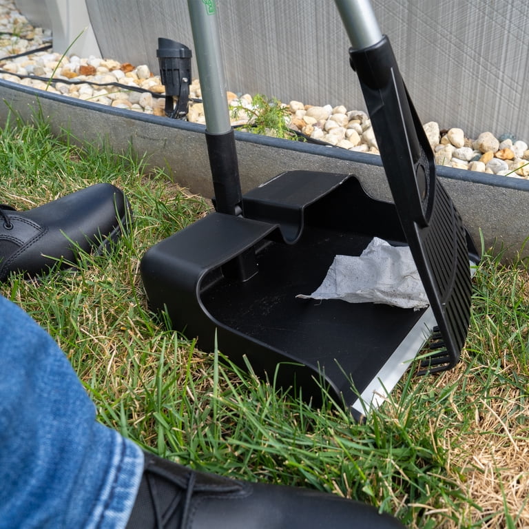 Expert Gardener 2-Piece Poly Rake & Pan Set, Gray photo 8