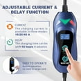 thumbnail image 4 of MUSTART Level 2 Portable EV Charger (240 Volt, 25ft Cable, 15/25/40 Amp Adjustable) Electric Vehicle Charger Plug-in EV Charging Station with Delay Function (NEMA 14-50P), 4 of 6