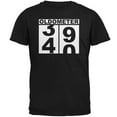 thumbnail image 1 of T-shirt Doux pour Hommes Odometer Turning 40 Birthday Oldometer, 1 of 1