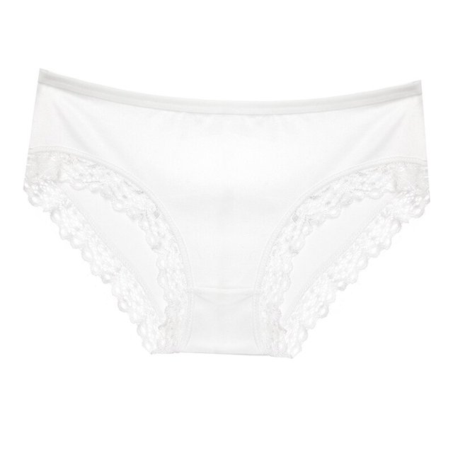 TrowBridge-bragas de encaje a rayas para mujer, calzoncillos de algodón con cintura hueca, ropa interior transpirable, lencería, gran oferta