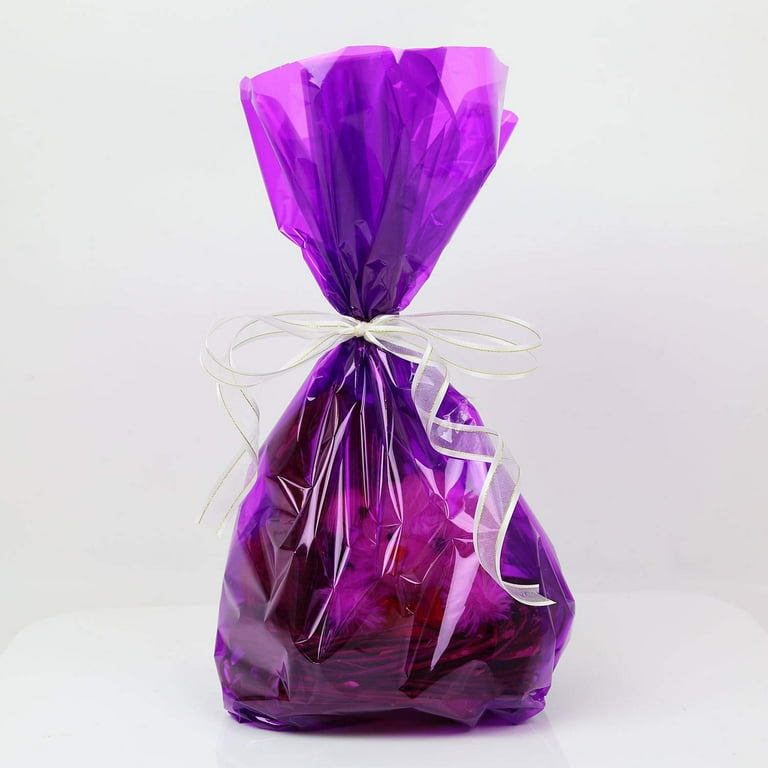 Purple plastic wrap deals
