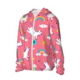 thumbnail image 2 of Fotbe Yoga Unicorn Men's Women's UPF 50+ Sun Protection Jacket Hooded Cooling Shirt with Pockets Hiking Outdoor Performance-3X-Large, 2 of 9