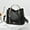Black, variant on Color Block Handbag Love Tassel Decor Crossbody Bags For Women