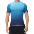 thumbnail image 3 of Weilanxin Men's UPF50+ Quick-Dry Rash Guard Shirt Surfing, Running, Water Sports, Reflective Safety Design, 3 of 11