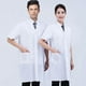 thumbnail image 5 of Bata blanca de farmacia Bata de laboratorio químico para hombres y mujeres Bata de estudiante de medicina Bata de médico Bata de enfermera Protección laboral Herramientas, 5 of 6