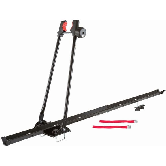 Elevate Outdoor Steel Locking Frame-Mounted Roof Bicycle Rack for Existing Roof Rack System, 25 lbs. Capacity - Fits 1 Bike