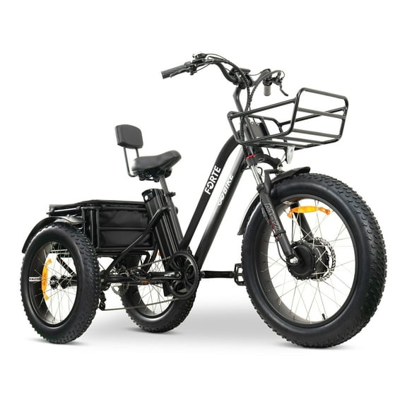 GOBIKE Forte Electric Bike, Electric Tricycle for Adults, Motor Ebikes, 3 Wheel Bicicleta Electrica para Adultos, 18AH Up to 72 Miles Per Charge