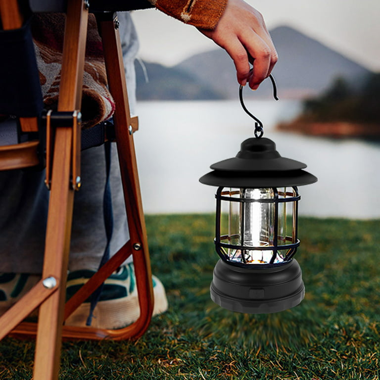Solar Outdoor Light Camping Lantern Battery Powered LED Portable