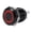 Red, variant on BIMZUC 12mm / 0.47 inches LED Light Momentary Push Button Switch Toggle Black Case 2A 3V DC Waterproof Dustproof for Car RV Boat Marine Heavy Duty Replacement Electrical Parts - Red LED Ring
