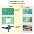 thumbnail image 4 of Greenhouses for Outdoors Winter Large Walk In Green Houses for Outside Heavy Duty with 6 Ventilated Mesh Windows & Roll-up Door & Reinforced Frame 10×7×7 FT, 4 of 8