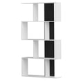 thumbnail image 3 of Symbiosis E7068A2176X00 Sigma Bookcase, White & Black, 3 of 3