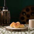 thumbnail image 6 of Barky Natural Wood Slabs Rustic Ornament Slice Tray Table Charger 10" set of 4, 6 of 10