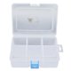 thumbnail image 1 of 3Pcs Transparent Parts Box Removable Separate Grid Hardware Tools Organizer PP Storage Case6 Grid, 1 of 4
