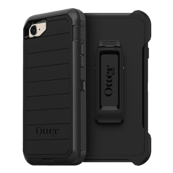 OtterBox Defender Series Pro Phone Case for Apple iPhone SE (3rd Gen-2022 and 2nd Gen-2020), iPhone 8, iPhone 7 - Black