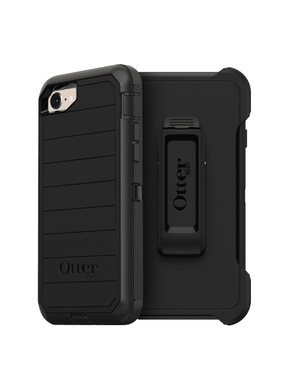 OtterBox Defender Series Pro Phone Case for Apple iPhone SE (3rd Gen-2022 and 2nd Gen-2020), iPhone 8, iPhone 7 - Black