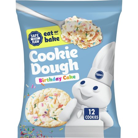 Pillsbury Ready to Bake! Birthday Cake Cookie Dough, 12 ct., 16 oz.