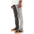thumbnail image 2 of KDNK Men Stacked Contrast Camo Jeans (Blue), 2 of 5