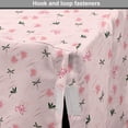 thumbnail image 4 of Dragonfly Dog Crate Cover, Minimalist Themed Repetitive Spring Pattern Pastel Pink Flowers Graphic, Easy to Use Pet Kennel Cover Small Dogs Puppies Kittens, 7 Sizes, Blush and Multicolor, by Ambesonne, 4 of 6