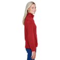 thumbnail image 3 of Harriton M990W Women's Full-Zip Fleece-Red-XL, 3 of 3