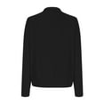 thumbnail image 3 of Lenpel Women's Zip up Cardigan Sweaters Lightweight Long Sleeve Lapel Soft Knit Jackets Fashion Outwear, 3 of 5