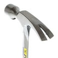 thumbnail image 3 of Estwing Framing Hammer - 28 oz Long Handle Straight Rip Claw with Smooth Face & Shock Reduction Grip - E3-28S, Silver, 3 of 5