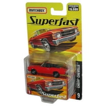 Matchbox Superfast (2005) Mattel Red Chevy Chevelle Toy Car #9