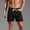 Black, variant on Basketball Shorts Qiggri Men Casual Fashion Solid Shorts With Pocket Elastic Waist Short Pants Mens Cotton Shorts