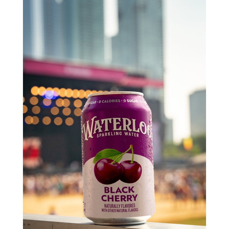 Waterloo Black Cherry Sparkling Water, 12 fl oz, 12 Pack photo 4
