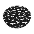 thumbnail image 2 of Round Bar Stool Seat Covers, Bat halloween doodle black cool Elastic Round Chair Cover Stool Seat Slipcover Bar Stool Cushions Round Pad for 12-14 inch, 2 of 7