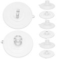 thumbnail image 5 of KAKOWELY shower suction cup 8pcs Cat Window Perch Suction Cup Kit Transparent Window Suction Cup Replacements Strong Suction Cups with Screws for Cat Hammock, 5 of 5