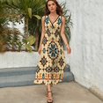 thumbnail image 5 of Bohemian Pattern Vestido Sin Mangas Para Mujer, Traje De, Ropa De Cumpleaños, Verano, 5 of 5