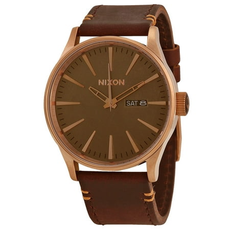 Nixon Sentry Leather Mens Watch A1052001