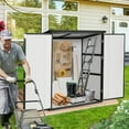 thumbnail image 1 of Remise de Rangement Extérieure 5x3 Pi Armoire en Résine Imperméable avec Portes Verrouillables, Matériaux de Haute Qualité, 1 of 8