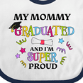 thumbnail image 4 of Inktastic My Mommy Graduated and I'm Super Proud Boys or Girls Baby Bib, 4 of 4