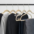 thumbnail image 4 of IRIS USA Garment Rack, 2-Shelves, Clothes Racks for Closet Organization, Plant Stand, Marble Black, 4 of 6