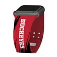 thumbnail image 3 of Ohio St HD Paint Stripe Unisex Watch Band for Apple Watch, 42/44/45/49mm(46mm Series 10/11) Long by Affinity Bands, 3 of 5